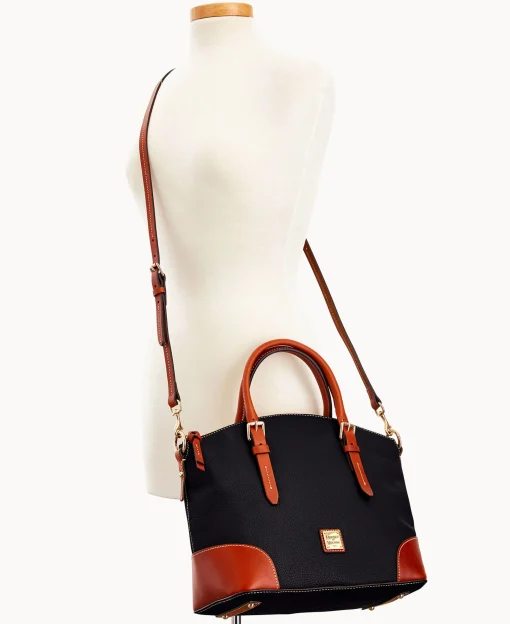 Dooney & Bourke The Pebble Grain Collection | Pebbled Leather^Pebble Grain Domed Satchel