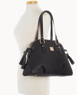 Dooney & Bourke The Pebble Grain Collection | Pebbled Leather^Pebble Grain Domed Satchel