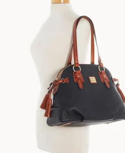 Dooney & Bourke The Pebble Grain Collection | Pebbled Leather^Pebble Grain Domed Satchel