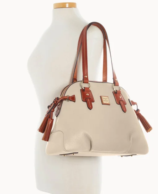 Dooney & Bourke The Pebble Grain Collection | Pebbled Leather^Pebble Grain Domed Satchel