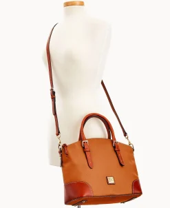 Dooney & Bourke The Pebble Grain Collection | Pebbled Leather^Pebble Grain Domed Satchel