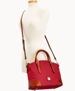 Dooney & Bourke The Pebble Grain Collection | Pebbled Leather^Pebble Grain Domed Satchel