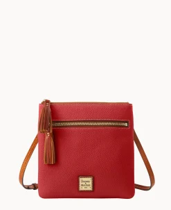Dooney & Bourke The Pebble Grain Collection | Pebbled Leather^Pebble Grain Double Zip Tassel Crossbody