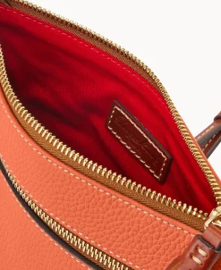 Dooney & Bourke The Pebble Grain Collection | Pebbled Leather^Pebble Grain Double Zip Tassel Crossbody