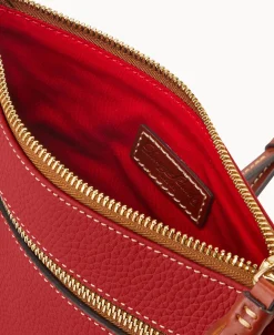 Dooney & Bourke The Pebble Grain Collection | Pebbled Leather^Pebble Grain Double Zip Tassel Crossbody