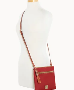 Dooney & Bourke The Pebble Grain Collection | Pebbled Leather^Pebble Grain Double Zip Tassel Crossbody