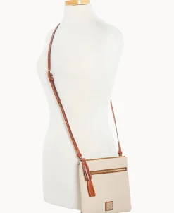 Dooney & Bourke The Pebble Grain Collection | Pebbled Leather^Pebble Grain Double Zip Tassel Crossbody