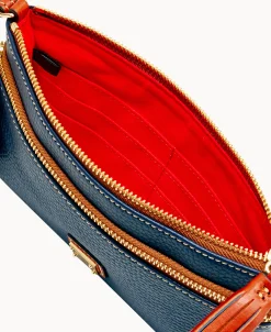 Dooney & Bourke The Pebble Grain Collection | Grab and Go^Pebble Grain Double Zip Wristlet