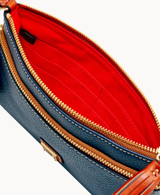 Dooney & Bourke The Pebble Grain Collection | Grab and Go^Pebble Grain Double Zip Wristlet