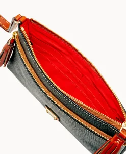 Dooney & Bourke The Pebble Grain Collection | Grab and Go^Pebble Grain Double Zip Wristlet