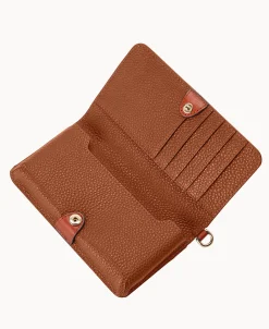 Dooney & Bourke The Pebble Grain Collection | Grab and Go^Pebble Grain Fey Phone Wristlet