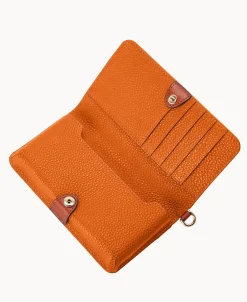 Dooney & Bourke The Pebble Grain Collection | Grab and Go^Pebble Grain Fey Phone Wristlet