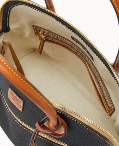 Dooney & Bourke The Pebble Grain Collection | Ready For the Getaway^Pebble Grain Large Domed Satchel