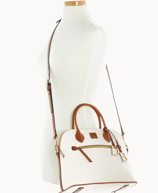 Dooney & Bourke The Pebble Grain Collection | Ready For the Getaway^Pebble Grain Large Domed Satchel