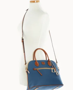 Dooney & Bourke The Pebble Grain Collection | Ready For the Getaway^Pebble Grain Large Domed Satchel