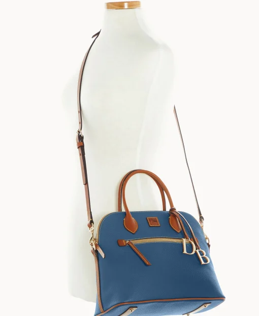 Dooney & Bourke The Pebble Grain Collection | Ready For the Getaway^Pebble Grain Large Domed Satchel