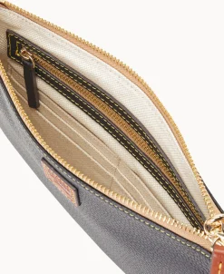 Dooney & Bourke The Pebble Grain Collection | Grab and Go^Pebble Grain Large Wristlet