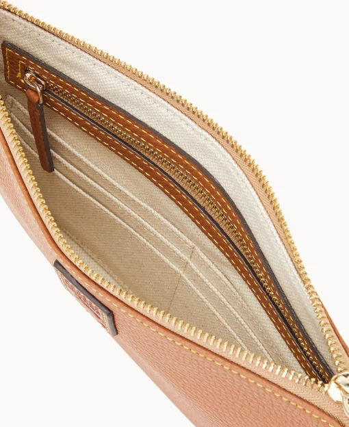 Dooney & Bourke The Pebble Grain Collection | Grab and Go^Pebble Grain Large Wristlet
