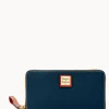 Dooney & Bourke The Pebble Grain Collection | Grab and Go^Pebble Grain Large Zip Around Wristlet