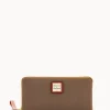 Dooney & Bourke The Pebble Grain Collection | Grab and Go^Pebble Grain Large Zip Around Wristlet
