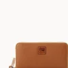 Dooney & Bourke The Pebble Grain Collection | Grab and Go^Pebble Grain Large Zip Around Wristlet