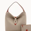 Dooney & Bourke The Pebble Grain Collection | Pebbled Leather^Pebble Grain Logo Lock Shoulder Bag with Pouch