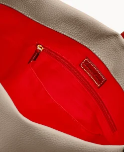 Dooney & Bourke The Pebble Grain Collection | Pebbled Leather^Pebble Grain Logo Lock Shoulder Bag with Pouch