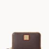 Dooney & Bourke The Pebble Grain Collection | Grab and Go^Pebble Grain Medium Zip Around Wallet