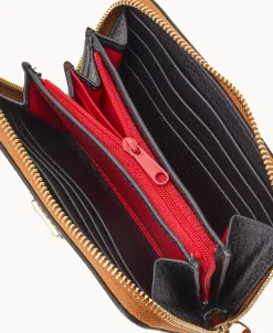 Dooney & Bourke The Pebble Grain Collection | Grab and Go^Pebble Grain Medium Zip Around Wallet