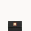 Dooney & Bourke The Pebble Grain Collection | Grab and Go^Pebble Grain Small Flap Credit Card Wallet