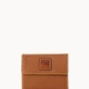 Dooney & Bourke The Pebble Grain Collection | Grab and Go^Pebble Grain Small Flap Credit Card Wallet