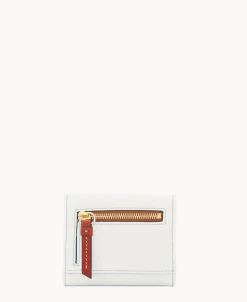 Dooney & Bourke The Pebble Grain Collection | Grab and Go^Pebble Grain Small Flap Credit Card Wallet