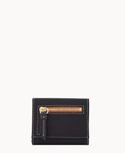 Dooney & Bourke The Pebble Grain Collection | Grab and Go^Pebble Grain Small Flap Credit Card Wallet