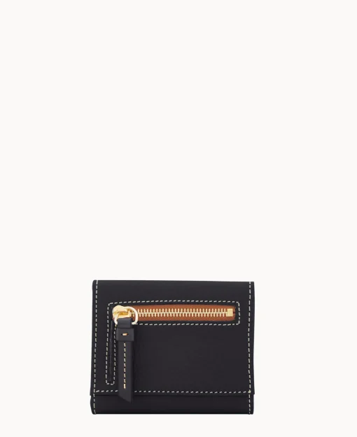 Dooney & Bourke The Pebble Grain Collection | Grab and Go^Pebble Grain Small Flap Credit Card Wallet