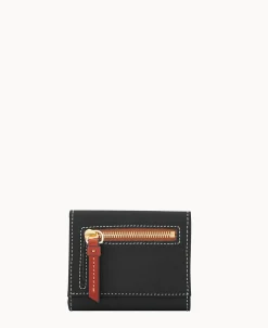 Dooney & Bourke The Pebble Grain Collection | Grab and Go^Pebble Grain Small Flap Credit Card Wallet