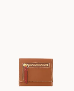 Dooney & Bourke The Pebble Grain Collection | Grab and Go^Pebble Grain Small Flap Credit Card Wallet