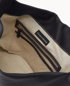 Dooney & Bourke The Pebble Grain Collection | Ready For the Getaway^Pebble Grain Small Logo Lock Sac