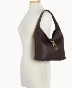 Dooney & Bourke The Pebble Grain Collection | Ready For the Getaway^Pebble Grain Small Logo Lock Sac