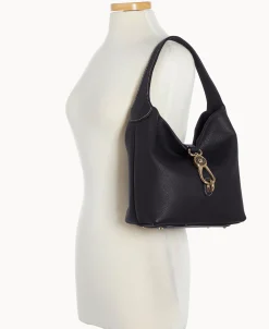 Dooney & Bourke The Pebble Grain Collection | Ready For the Getaway^Pebble Grain Small Logo Lock Sac