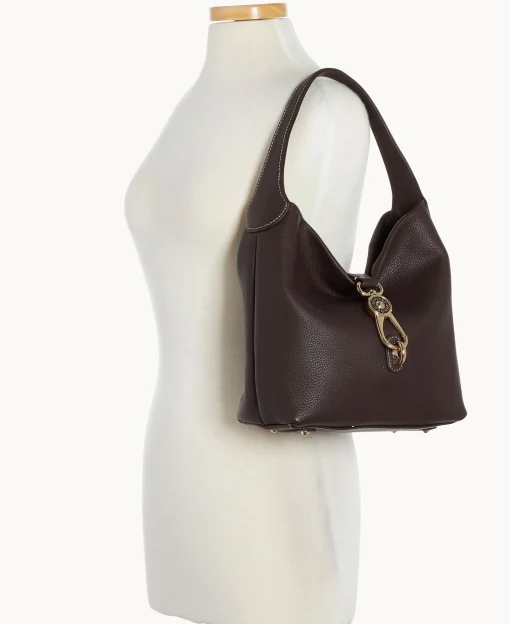 Dooney & Bourke The Pebble Grain Collection | Ready For the Getaway^Pebble Grain Small Logo Lock Sac
