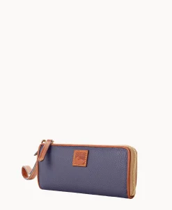 Dooney & Bourke The Pebble Grain Collection | Grab and Go^Pebble Grain Zip Clutch Wristlet