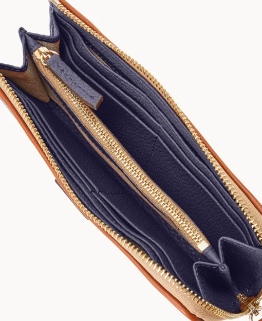 Dooney & Bourke The Pebble Grain Collection | Grab and Go^Pebble Grain Zip Clutch Wristlet