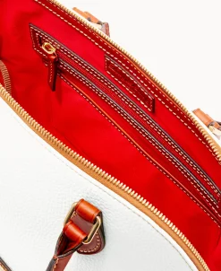 Dooney & Bourke The Pebble Grain Collection | Ready For the Getaway^Pebble Grain Zip Zip Satchel