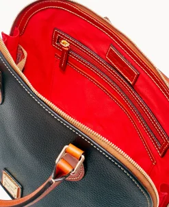 Dooney & Bourke Ready For the Getaway | Pebbled Leather^Pebble Grain Zip Zip Satchel