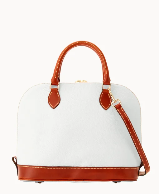 Dooney & Bourke The Pebble Grain Collection | Ready For the Getaway^Pebble Grain Zip Zip Satchel