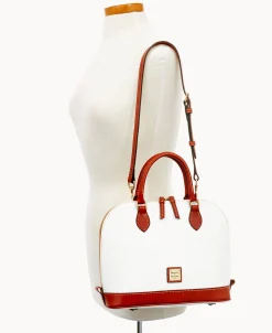 Dooney & Bourke The Pebble Grain Collection | Ready For the Getaway^Pebble Grain Zip Zip Satchel