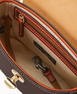 Dooney & Bourke The Pebble Turnlock Collection | Pebbled Leather^Pebble Turnlock Flap Saddle