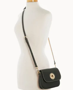 Dooney & Bourke Pebbled Leather | Mini Bags^Pebble Turnlock Flap Saddle
