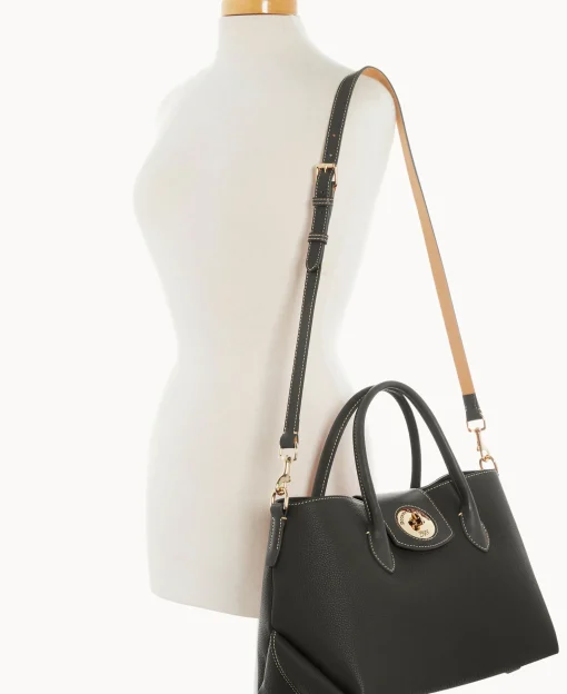 Dooney & Bourke The Pebble Turnlock Collection | Picnic in the Park^Pebble Turnlock Handle Tote 30
