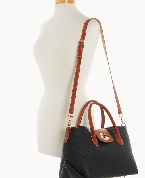 Dooney & Bourke The Pebble Turnlock Collection | Picnic in the Park^Pebble Turnlock Handle Tote 30